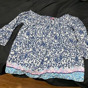 Lily Pullitzer Nevie Off the Shoulder Top